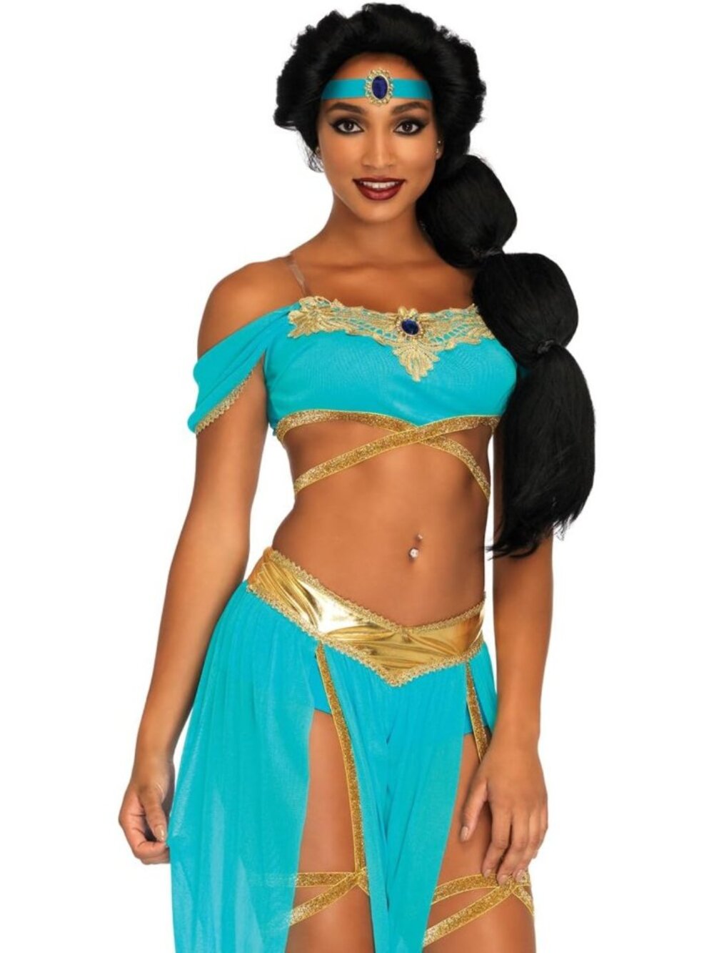 Oasis Arabian Princess Costume for Women | Elegant Dress & Accessories Set